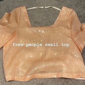 glittery top